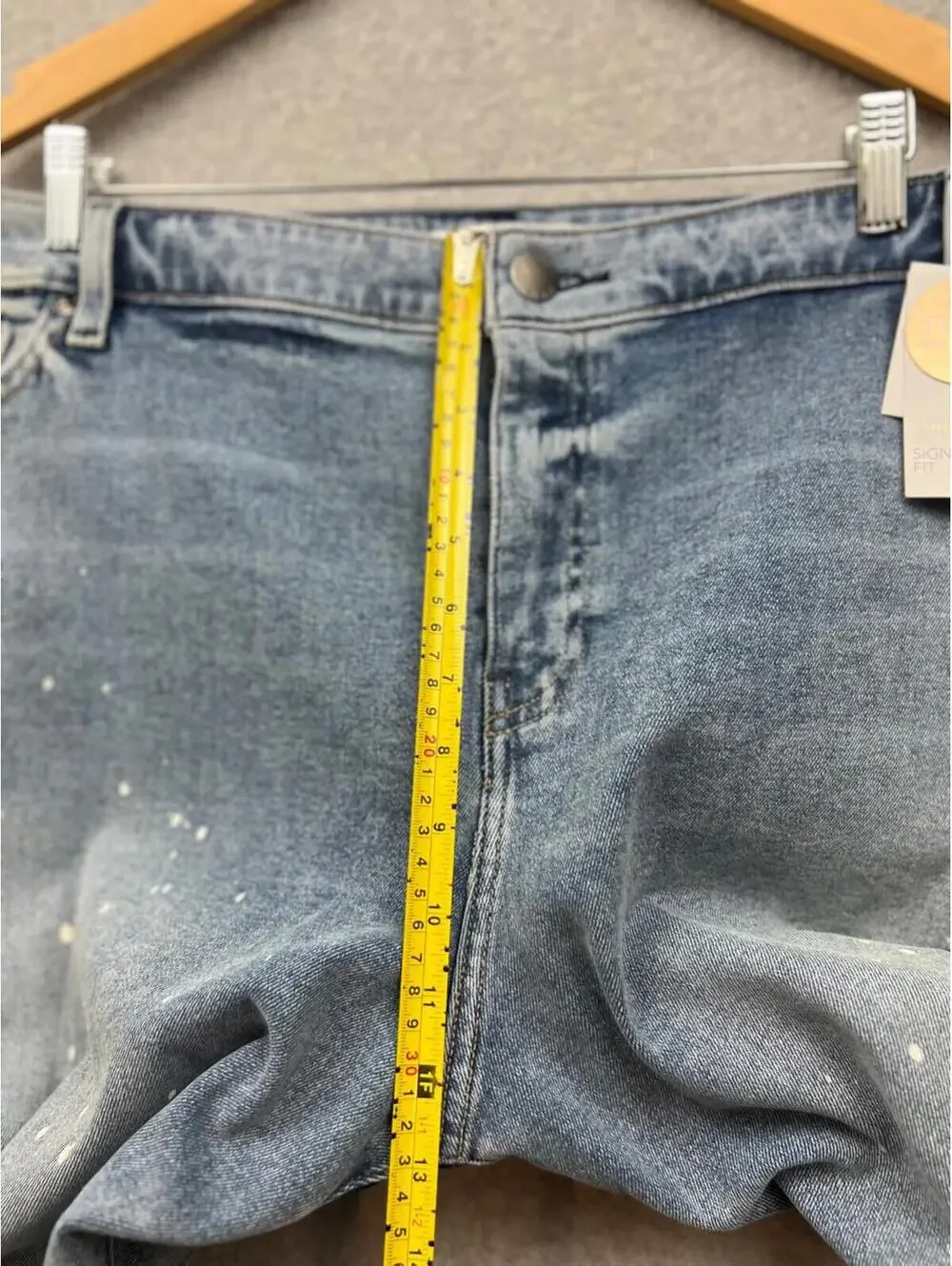 Lane Bryant Boyfriend Jeans Womens Plus 22 Flex Magic Waistband Mid Rise Fit